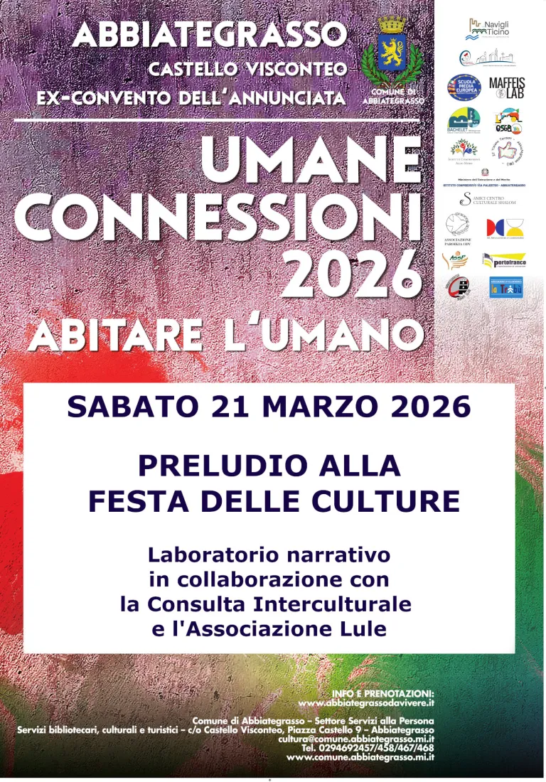 UMANE CONNESSIONI 2026 - PRELUDIO ALLA FESTA DELLE CULTURE – foto 2
