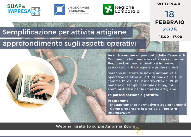 Semplificazione per attività artigiane: approfondimento sugli aspetti operativi – foto 2