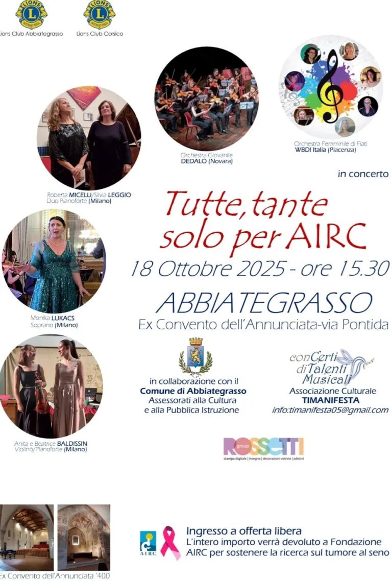 Tutte, tante solo per AIRC – foto 2