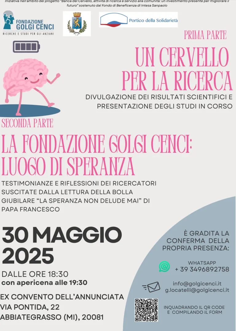 UN CERVELLO PER LA RICERCA - LA FONDAZIONE GOLGI CENCI: LUOGO DI SPERANZA – foto 2