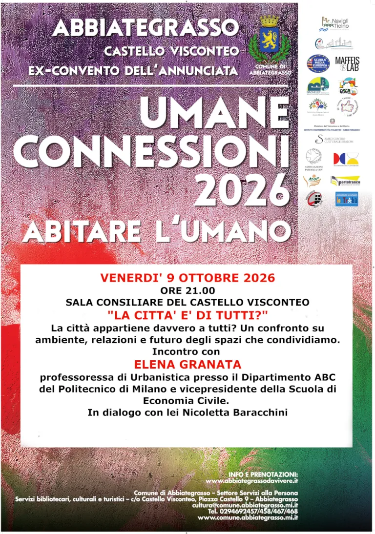 UMANE CONNESSIONI - Incontro con ELENA GRANATA – foto 2