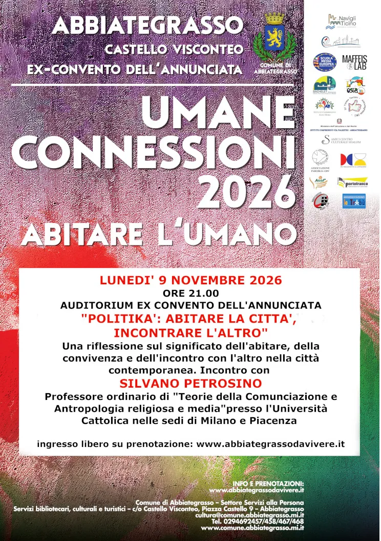 UMANE CONNESSIONI 2026 - Incontro con SILVANO PETROSINO – foto 2