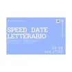 SPEED DATE LETTERARIO