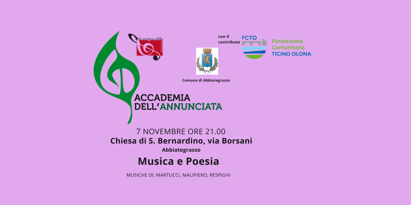 Eventi in Abbitegrasso: Musica e Poesia