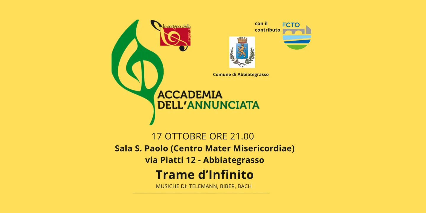 Eventi in Abbitegrasso: Trame d'Infinito