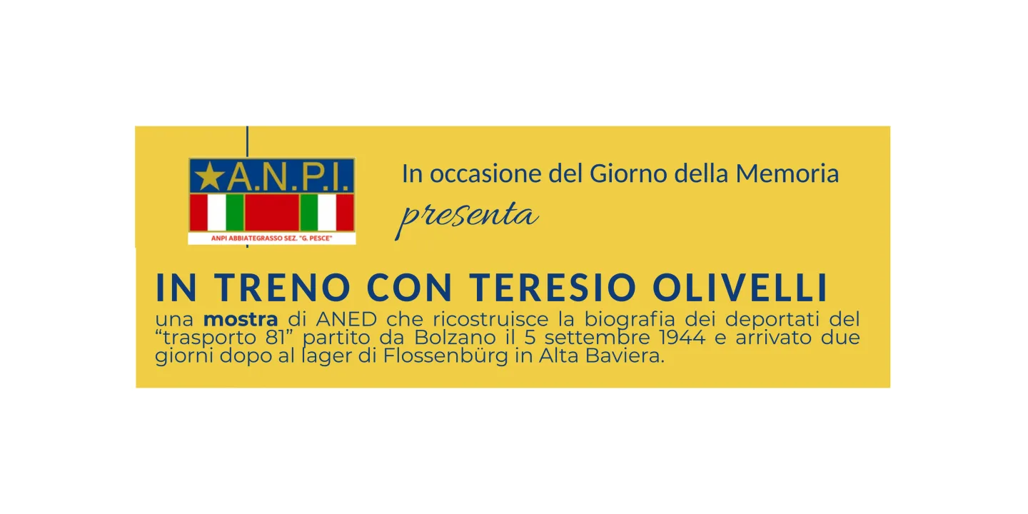 Eventi in Abbitegrasso: IN TRENO CON TERESIO OLIVELLI