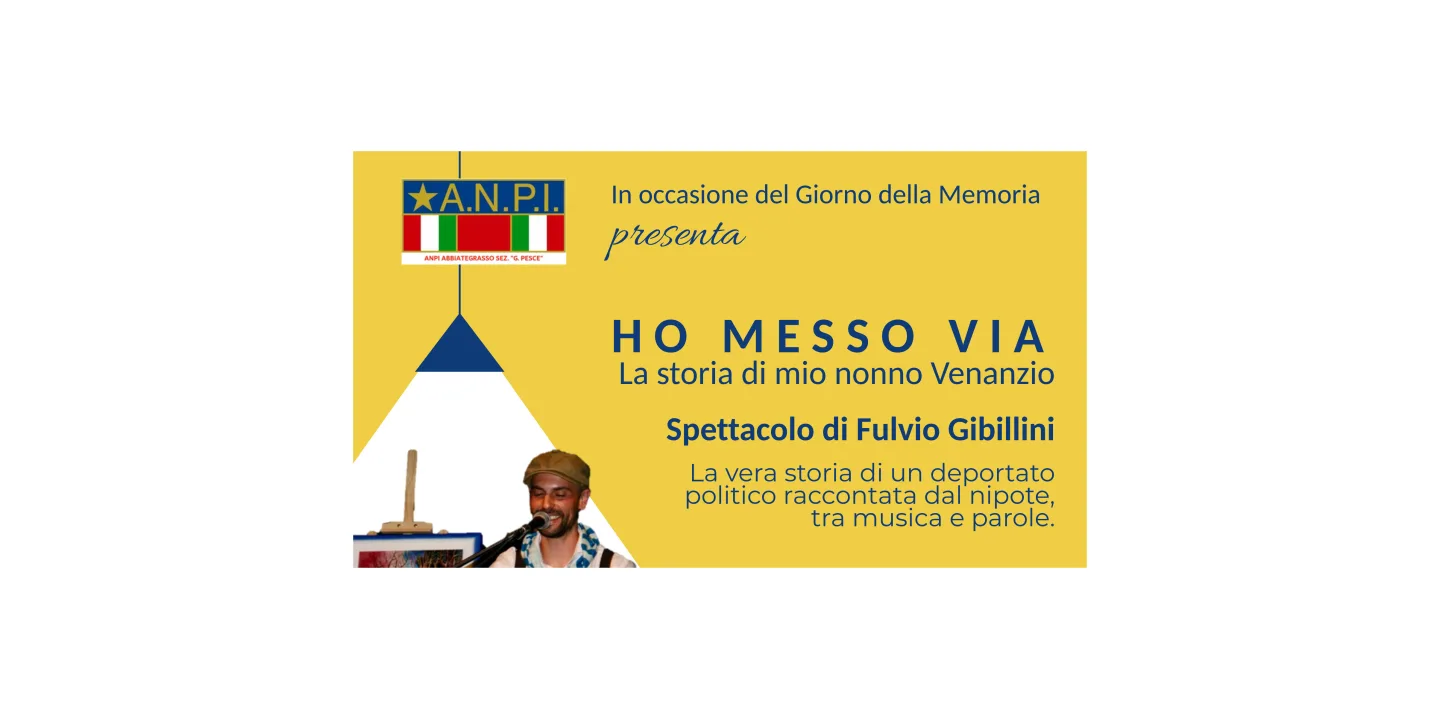 Eventi in Abbitegrasso: HO MESSO VIA La storia di mio nonno Venanzio 