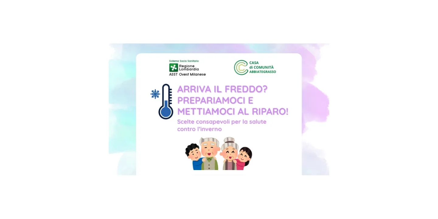 Eventi in Abbitegrasso: ARRIVA IL FREDDO? PREPARIAMOCI E METTIAMOCI AL RIPARO!