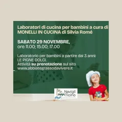 "PERCORSI DI... SAPERI E SAPORI" 29/11 ore 18.00