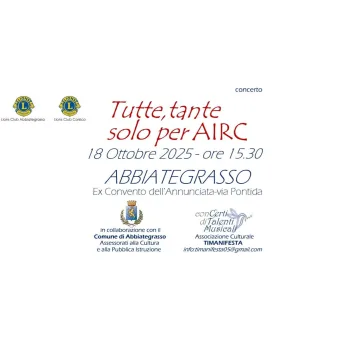 Tutte, tante solo per AIRC