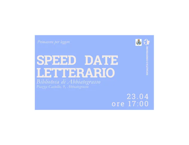 SPEED DATE LETTERARIO