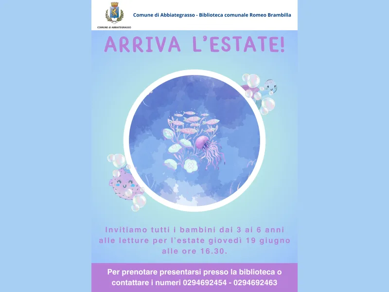 ARRIVA L'ESTATE!