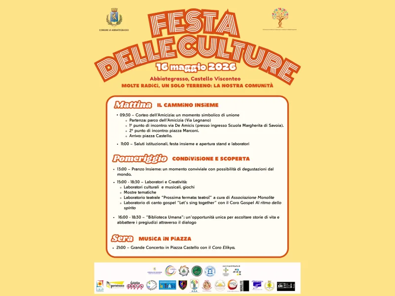 FESTA DELLE CULTURE - UMANE CONNESSIONI 2026
