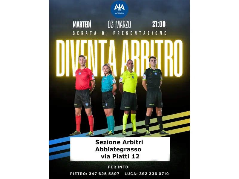 DIVENTA ARBITRO