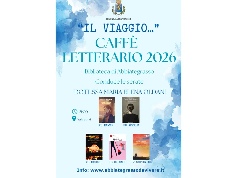 CAFFE' LETTERARIO 2026