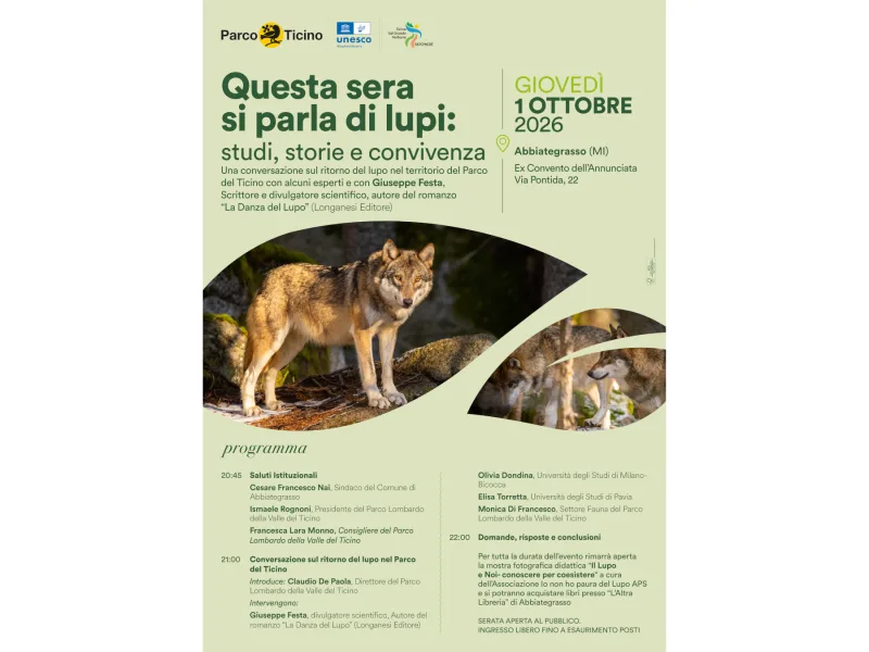 Questa sera si parla di lupi: studi, storie e convivenza