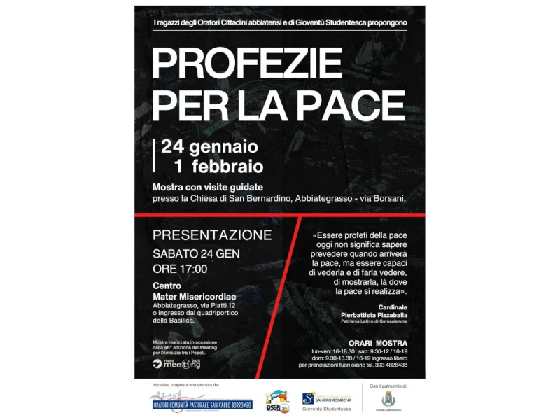 PROFEZIE PER LA PACE