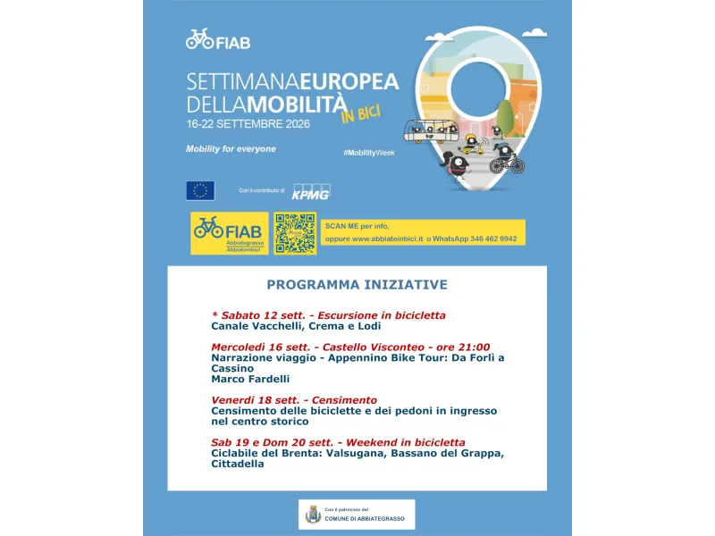 SETTIMANA EUROPEA DELLA MOBILITA' 